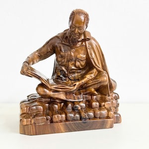 Wooden Ho Chi Minh Statue, Uncle Ho