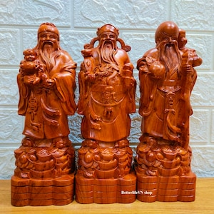 Three Star Gods,  Deities of Happiness, Wealth, and Longevity