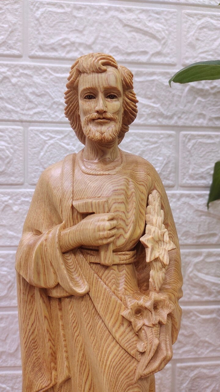 Handcrafted Saint Joshep Statue Jesus' Earthly Father Etsy UK