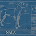 RHODESIAN RIDGEBACK Blueprint, Dog Art, Mid-century Art, Dog Lover Gift ...