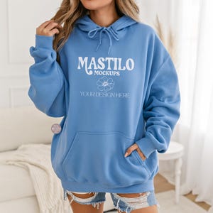Gildan 18500 Hoodie Mockup Bundle, G185 Hooded Sweatshirt Mock-up Bundle, Hoodie Mockups, Trendy Boho Mockups, Minimal Aesthetic, Set of 12 image 3