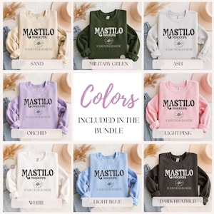 Folded Gildan 18000 Sweatshirt Mockup Bundle, G18000 Crewneck Mock-up Bundle, Sweatshirt Mockups, Boho Gildan 18000 Flatlay POD folded Mocks