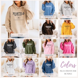 Gildan 18500 Hoodie Mockup Bundle, G185 Hooded Sweatshirt Mock-up Bundle, Hoodie Mockups, Trendy Boho Mockups, Minimal Aesthetic, Set of 12 image 2