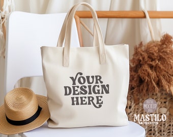 Maqueta de bolsa de mano, maqueta de bolsa de lona de algodón, maqueta de bolsa de lona, maquetas de bolsas de compras, impresión bajo demanda, maqueta SVG, maqueta de bolsa de sublimación