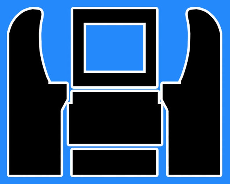 Blank Template for 1UP Arcade / Digital Download Etsy Blank Template for 1UP Arcade / Digital Download Etsy