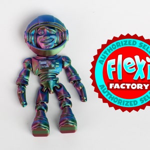 Flexi Factory Astronaut 3D Printed Multi Color