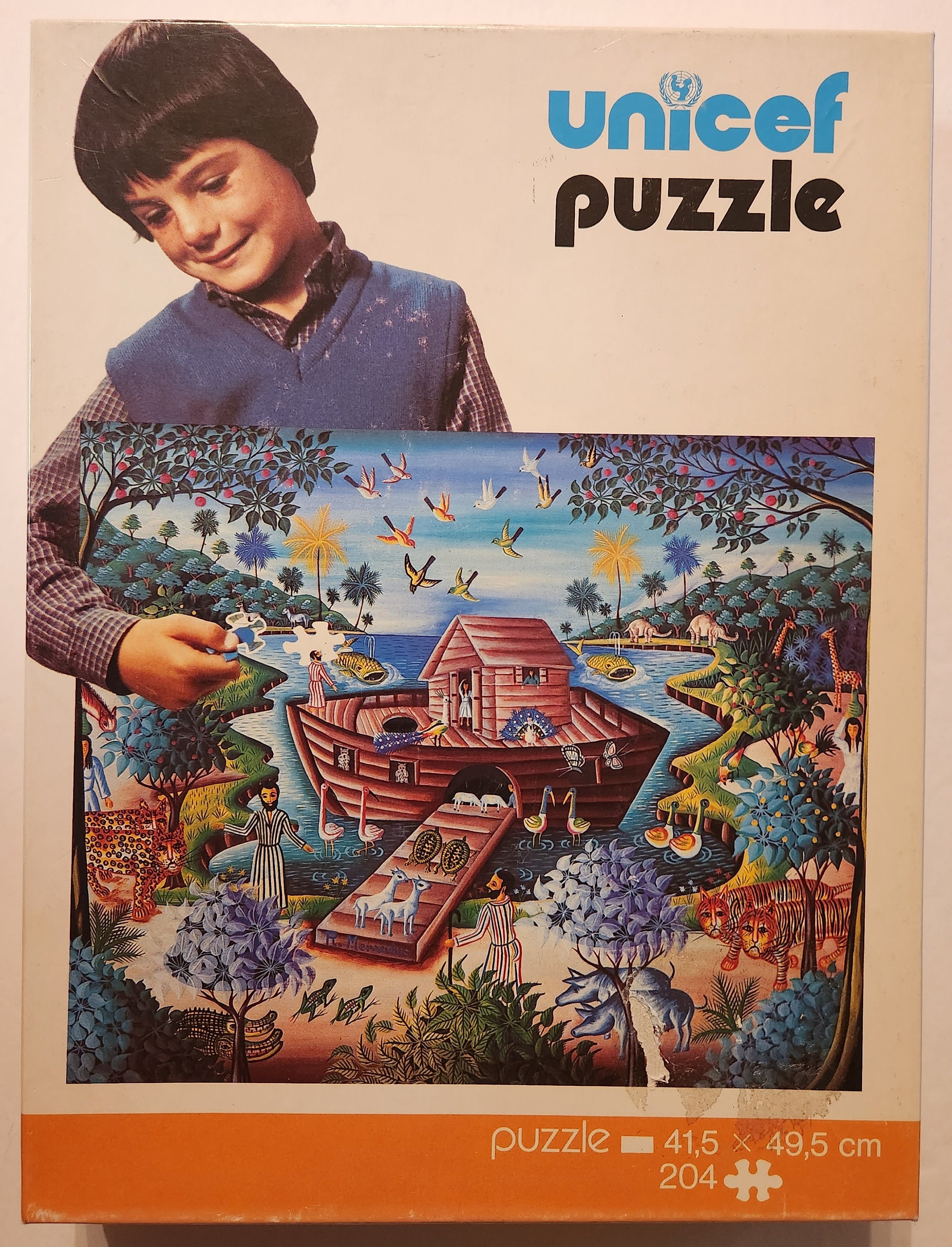 Rare 1980's Unicef Puzzle 