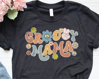 Groovy Mama Shirt, Groovy Mama Shirt, Matching Mommy And Me Shirt, Hippie Flower Power Shirt, Groovy Vibes Shirt