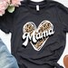 COOL MOM LEOPARD TEE - CHARCOAL