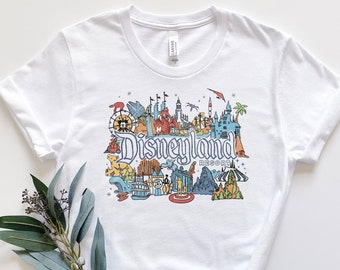 Disneyland Resort Shirt, Disneyland Shirt, Disneyland Family shirts, Vintage Disneyland shirt, Retro Disney shirts,