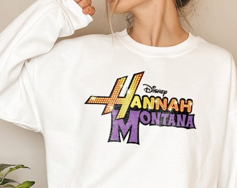 Disney Hannah Montana Logo Sweatshirt, Disney Shirt, Disneyland Shirt, Disney Vacation Shirt, Disney Magical Shirt, Disney Family Trip Shirt
