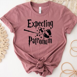 Expecting Patronum Shirt,Pregnancy Announcement Shirt, Baby Announcement T-Shirt, Birth Announcement, Pregnancy Gift, Maternity T-Shirt