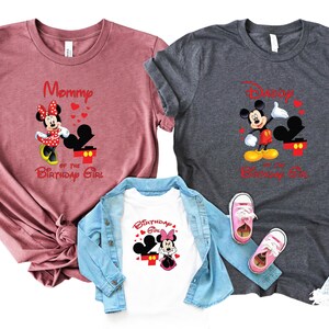 Disney Family Birthday Shirts, Disney Birthday Shirt, Disney Birthday Shirt For Girls