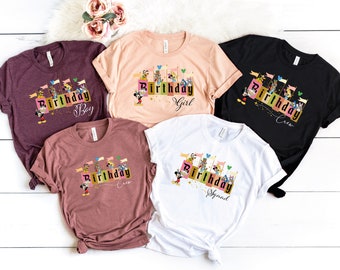 Disney Birthday Shirt, Disney Birthday Girl Shirt, Mickey And Friends Birthday Shirt, Disney Birthday Crew, Disney Birthday Family Shirts