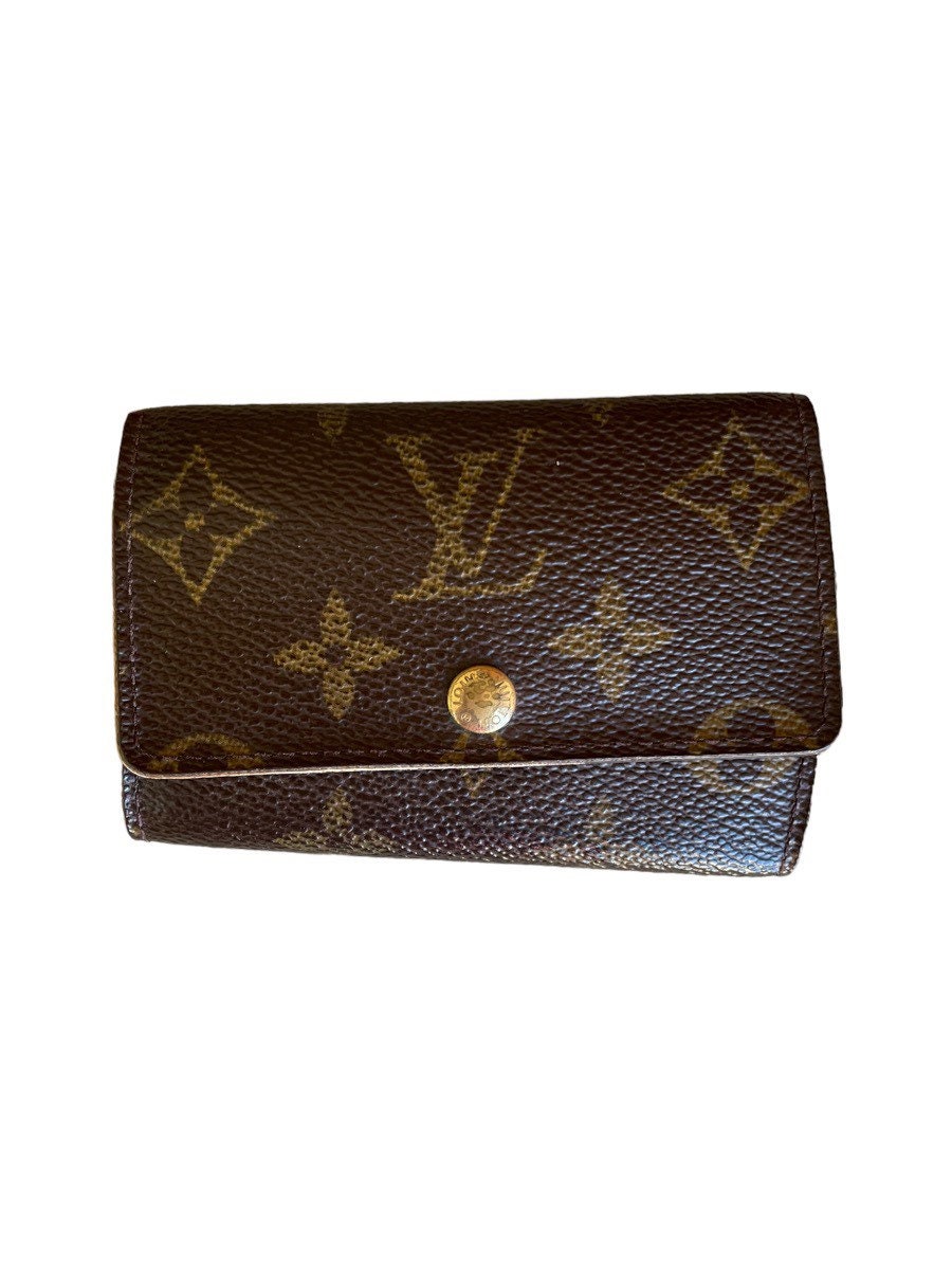 Louis Vuitton Key Holder Dragonne Monogram Brown in Toile Canvas