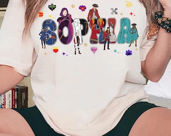 Custom Name Disney Descendants Movie Shirt, Disneyland Family Matching Shirt, Disney Vacation Trip Tee, Personalized Descendants Movie Shirt