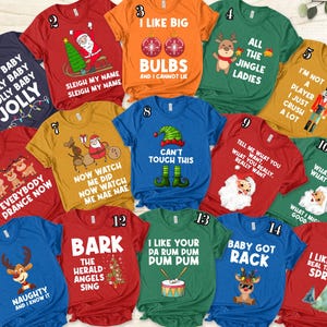 Family Group Christmas Shirt, Matching Christmas outfits Shirts, Funny Christmas Party Tees, Matching Family Christmas Shirts, Funny Tops