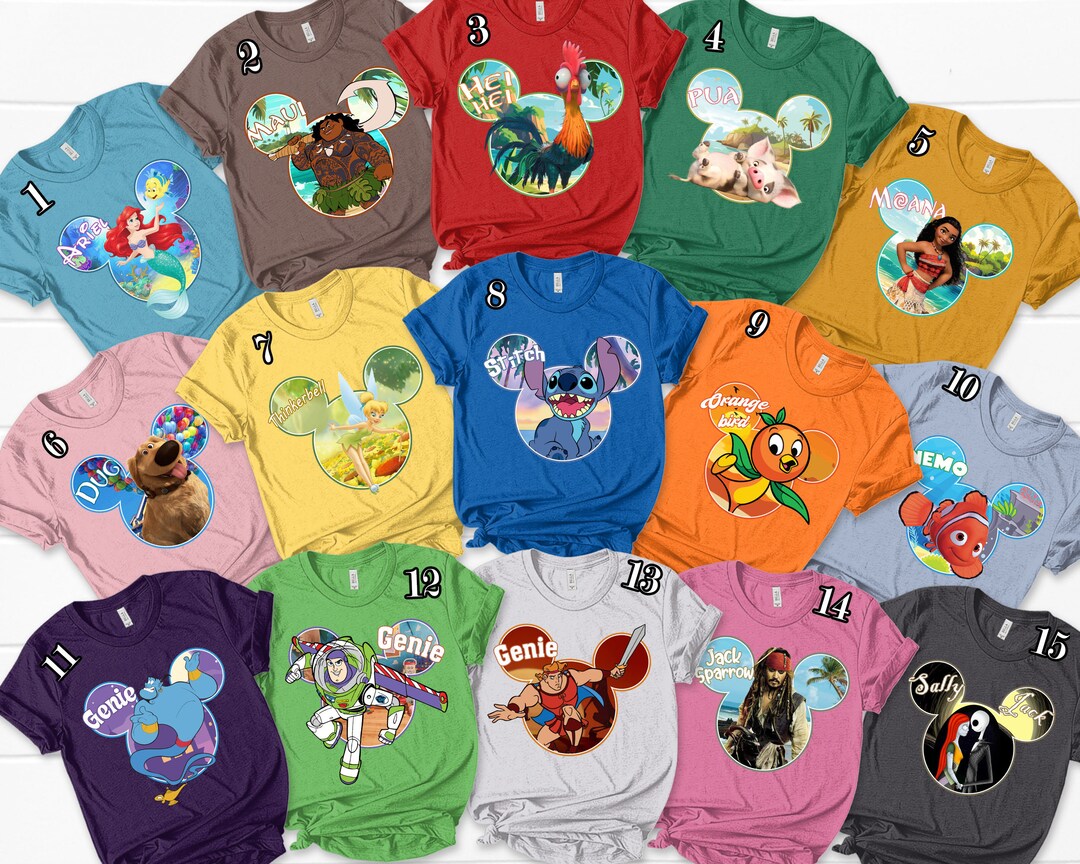 Disney All Characters Cruise 2024 Unisex T-shirt, Disney
