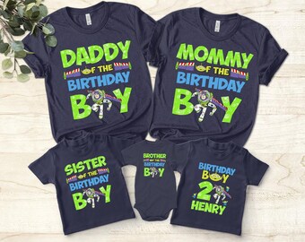 Buzz Lightyear Birthday Shirt, Toy Story Birthday, Buzz Lightyear Family Birthday shirt, Toy Story Matching Family Birthday shirtt