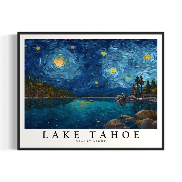 Lake Tahoe Wall Art Etsy