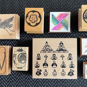 Rubber Stamps of Japanese-Asian Items and Designs