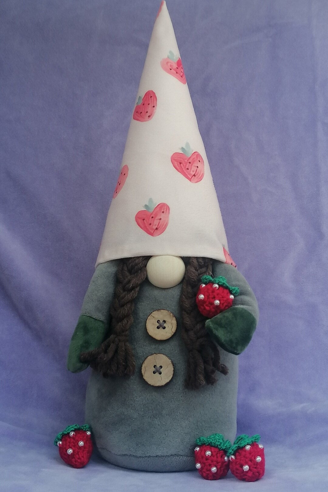 Erdbeer-wichtel emma Gnome - Etsy
