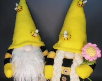 Bee Gnome &quot;Lenny and Lena&quot; Bee Gnome