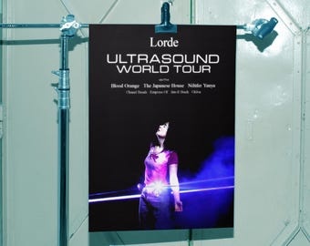 【Lorde【平日発送】さま専用】おまとめページ Lorde Virgin Ultrasound Tour Fan Art | Digital Art Prints | A3