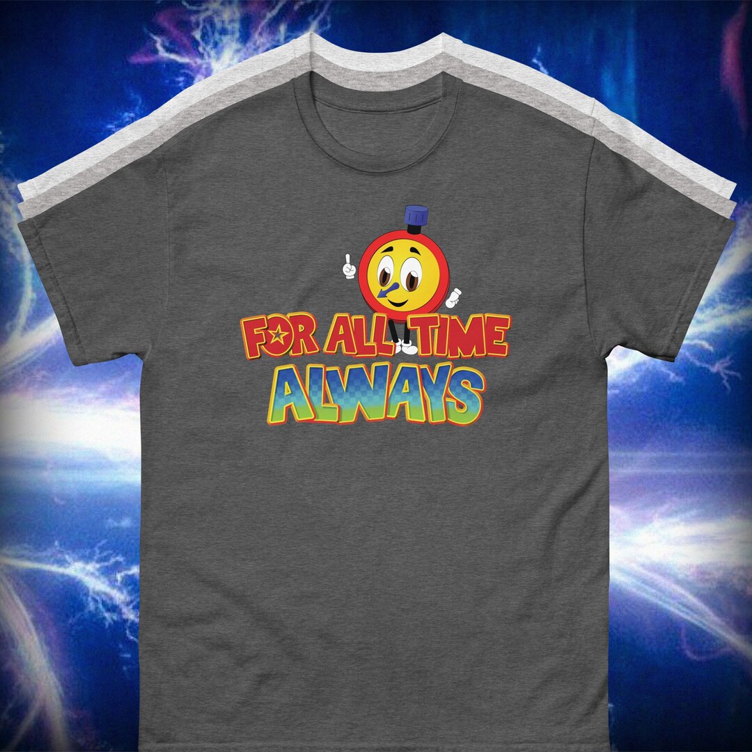 For All Time Always Crew Neck T-shirt | Loki Video Game Parody Tee ...