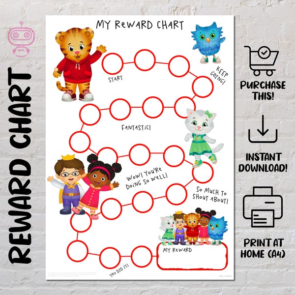 Daniel Tiger - Etsy
