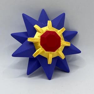 3D Printed Starmie Fidget Spinner – Unique Pokémon-Inspired Toy