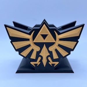 Legend of Zelda Triforce Joystick Stand – 3D Printed Gaming Accessory Holder