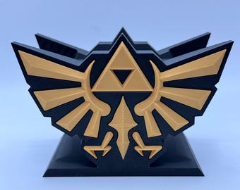 Legend of Zelda Triforce Joystick Stand – 3D Printed Gaming Accessory Holder