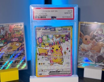 Expositor de tarjetas coleccionables graduadas con soporte de placa de PSA impreso en 3D