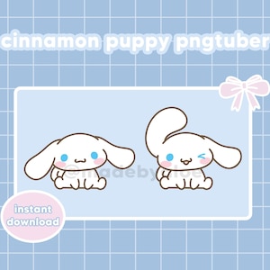 Cinnamon Puppy PNGTuber | Cute, Kawaii, Stream Assets, Twitch, Youtube, PNG Tuber, Reactive, Veadotube, discord