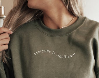Embroidered Be Kind Sweatshirts | Embroidered Christian Crewneck Sweatshirt | Christian Shirts | Jesus Sweatshirt | Embroidered Sweatshi