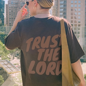 Trust the Lord Shirt | Proverbs 3 5 Guys Christian Shirt | Trust in the Lord Shirt | I Trust in God | Bible Verse T Shirt | Edgy Christian