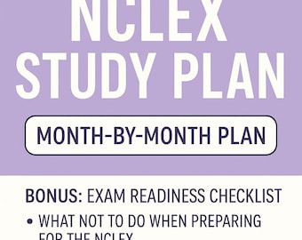 3-month NCLEX Study plan