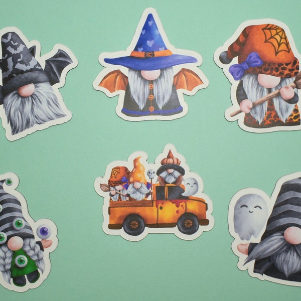 Halloween Gnome Magnets / Witch Gnome Magnet / Halloween Magnet