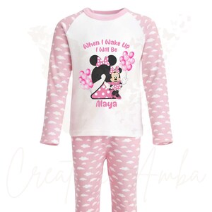 Personalised minnie sales mouse pyjamas