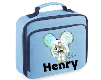 Bolsa de almuerzo de Toy Story, lonchera personalizada para niños, mochila escolar de Buzz Lightyear, Woody y Jessie – Regalo infantil para la vuelta al cole
