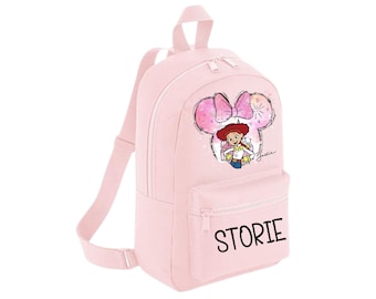Mochila infantil Jessie personalizada, mochila para niños pequeños de Toy Story, bolsa de guardería para la vuelta al cole.