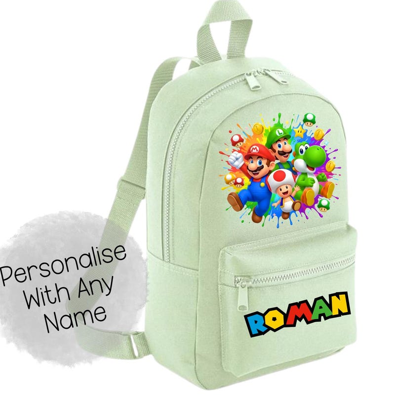 School Backpack Character - Etsy UK