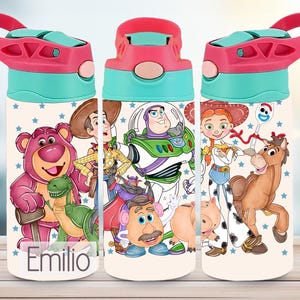Personalised Toy Story Water Bottle: Kids Back To School Insulate Bottle