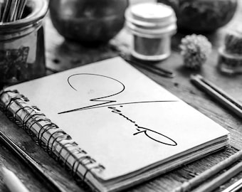Personalized Signature Design With Unlimited Revision | Real Handwritten Style  | Digital Delivery