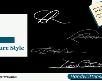 L Letter Signature Style in a handwritten style, digital delivery within 36-72 hours, video and worksheet available for your practice