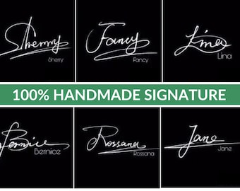 Signature Designer With Handwritten Styles, Unlimited Revisions (Digital Delivery)