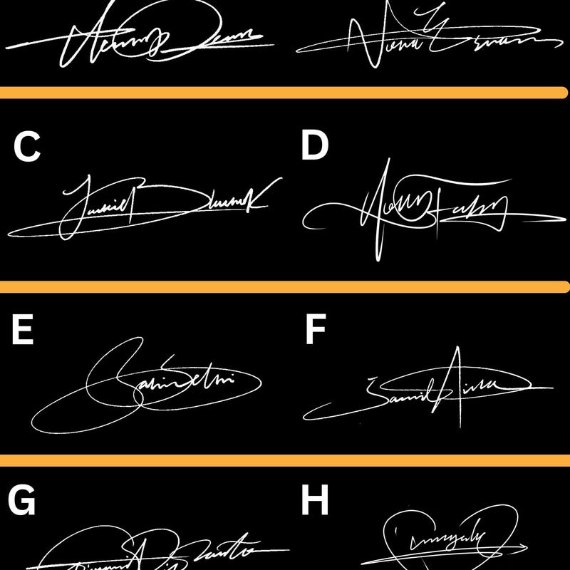 Signature Sort Katseye Signatures - Etsy