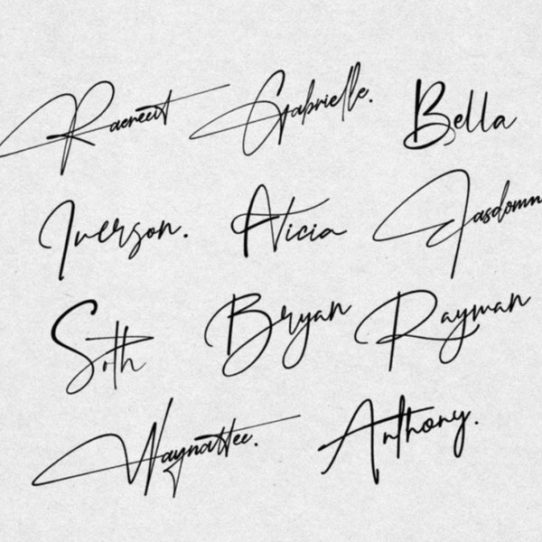 Signature Logo Design | Style d'écriture réelle | Signature personnalisée | Livraison numérique | Signature de travail | calligraphiée