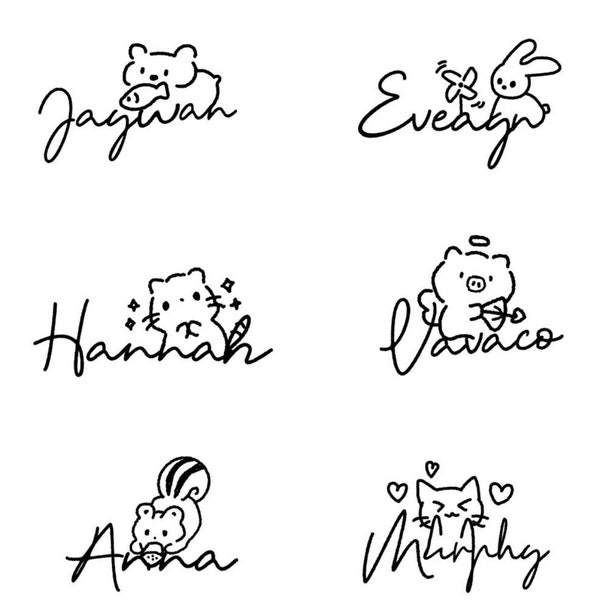 Cute Signature Logo Design | Digital Signature for social media creators,blog posts, Artist, Arthur,Actor